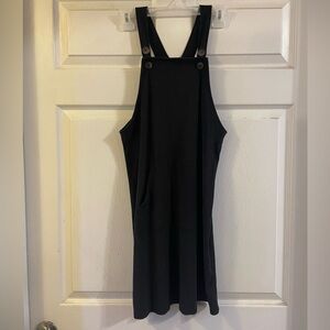 Overall Black Dress